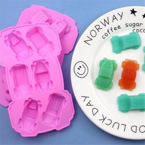 3D Sport Car Shape Creative Silicone Chocolate Soap Cake Sugar Fondant Mold Kitchen Cupcake Tools