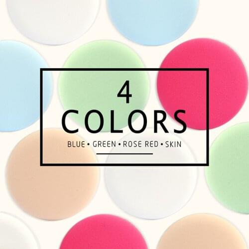 7Pcs Smooth Cosmetic Puff Facial Powder Puff Soft Makeup Foundation Sponge Cosmetic Air Cushion Pad Beauty Tool For Girl Women