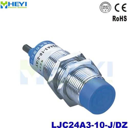 AC capacitive proximity sensor LJC24A3-T-J/DZ 24*68mm 90-250VAC 2-wire NC 300-400 MA