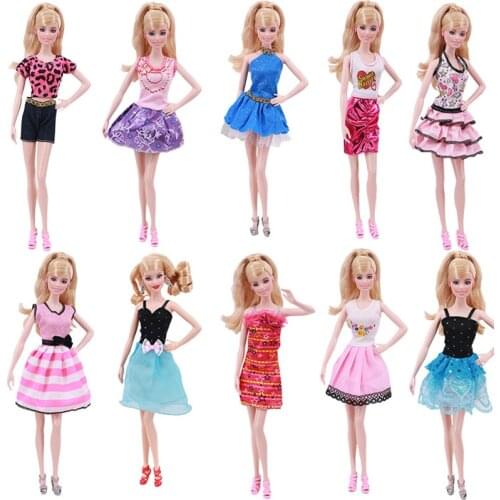 2021 New Beautiful Barbies Dress Doll Accessories Objects For Barbies Dressing Birthday Present Best Toy Accessories For Kids