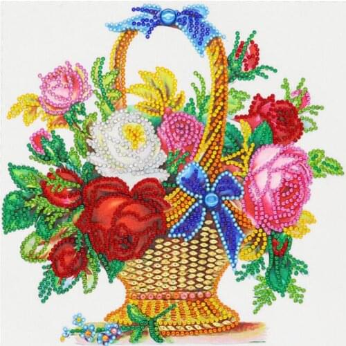 5D DIY Diamond Embroidery Floral special Shaped Diamond Painting Rhinestone Crystal Diamond Special Shape Home decor