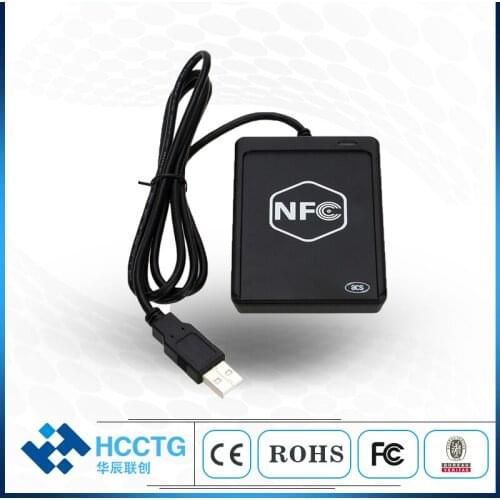 ISO14443 ISO/IEC18092 13.56mhz Contactless Smart Card Reader Writer With SAM Slot ACR1251U