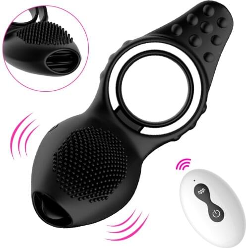 Wireless Vibrators For Men Masturbator Male Strapon Penis Rings Delay Ejaculation Couple Tools Anal Toys For Sex Spikes Massager