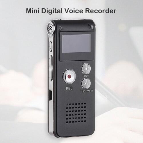 Voice Activated Digital Audio Recorder Professional Mini Voice Recorder Pen 8GB Portable Digital MP3 Dictaphone