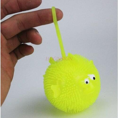 Childrens Kids Toys With Rope Abalone Glowing Hair Balls 2021