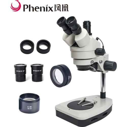 Phenix 3.5X-90X Dissecting Microscope Zoom Stereo Trinocular Industry Microscope for Jwerelry Test