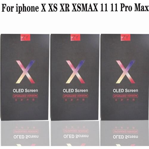 Pantalla OLED LCD incell Display GX HE screen replacement assembly for iPhone X XR XS MAX Screen 3D Touch for iphone11pro GX ZY