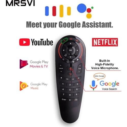 MRSVI G30 Voice Remote control 2.4G Wireless Air Mouse 33 keys IR learning Gyro Sensing Smart remote for Game android tv box