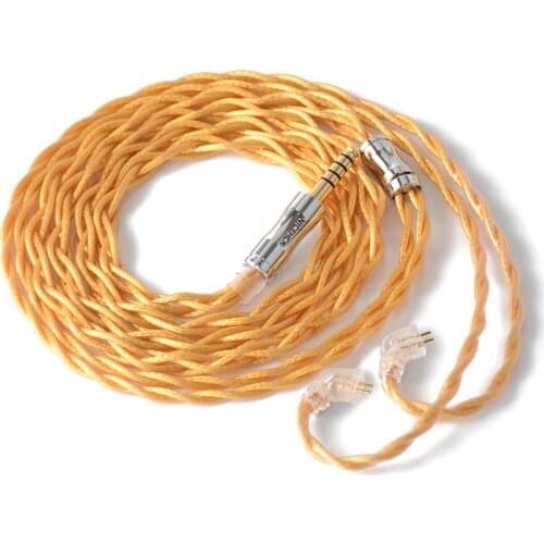 NiceHCK C4-2 Cable 5N Silver Plated Copper and Copper-Silver Alloy Mixed 3.5/2.5/4.4mm MMCX/0.78mm/QDC/NX7 Pro 2Pin For P1 T4