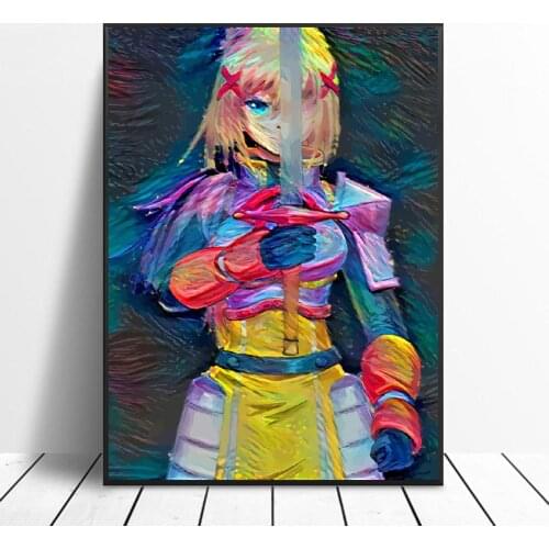 Masochist Crusader Canvas Painting Art Print Poster Picture Wall Modern Minimalist Bedroom Living Room Decoration