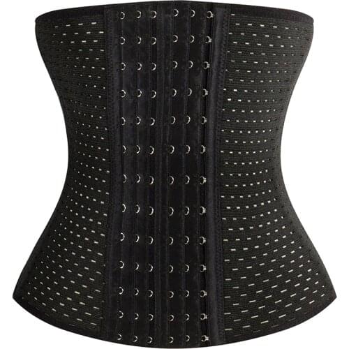 Womens Waist Trainer Cincher Body Shaper Underwear Lingerie Tummy Slim Belt Postpartum Control Underbust Steel Boned Corset