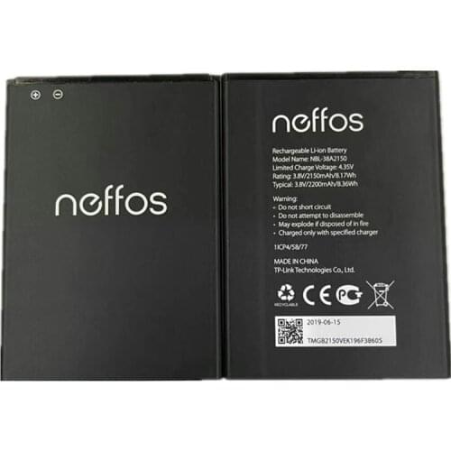 New 2200mAh NBL-38A2150 Battery For TP-Link Neffos C7 Lite TP7041A TP7041C Smart Phone
