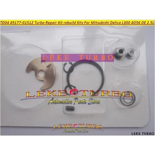 Turbo Repair Kit rebuild Kits TD04 49177-01512 Turbocharger For Mitsubishi Delica L300 4D56 DE 2.5L ( 3 hole+Water cooled)