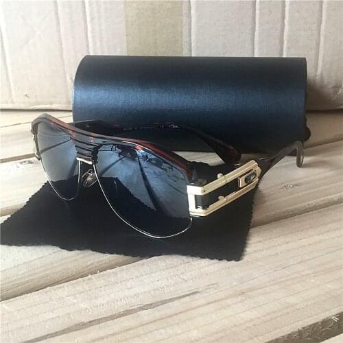 KAPELUS In-kinSunglasses brand d shooting sunglasses Metal frame sunglasses Outdoor hip hop glasses Containing box