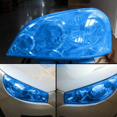 Universal Multicolor Headlights Taillight Fog Lamp Self Adhesive Vinyl Tint Film