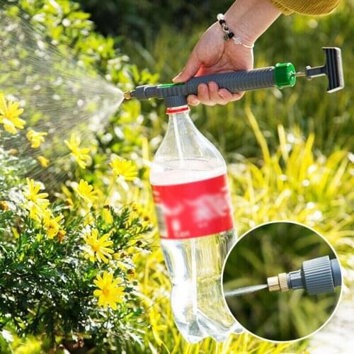 1pc Trolley Gun Mini Water Bottles Plastic Sprayer Head Pesticide Spraying Head Garden Bonsai Pressure Sprayer Agriculture Tools