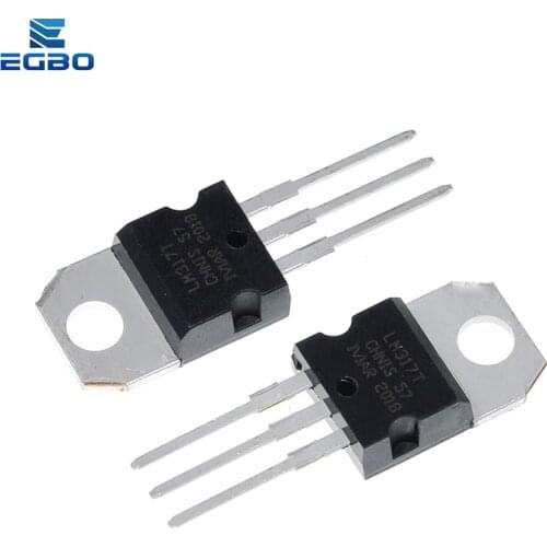 10PCS LM317 LM317T Voltage Regulator 1.2V to 37V 1.5A TO-220