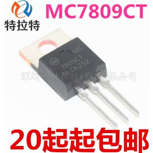 10pcs/lot Mc7809ctg Mc7809ct Three-Terminal Voltage Regulator Chip TO-220 Brand New & Original