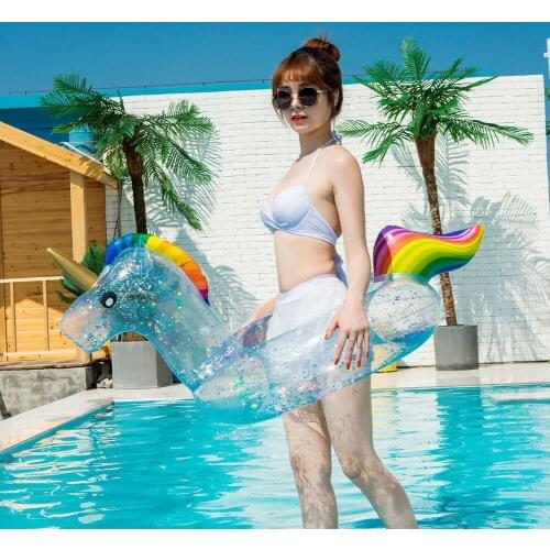 2020 Cute Animal Flamingo Unicorn Inflatable Swimming Ring for Pool Adult Float Swim Circle Pool Toys Beach Party Supply#37