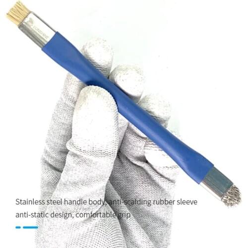Double-Head Anti-Static Brush For iPhone iPad Samsung Motherboard Cleaning Tools Mobile Phone Tools