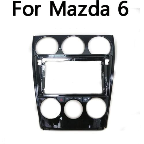 For Mazda 6 2004 2005 2006 2007 2008~2015 Car Fascias Navigation Frame Dash Frame Kit For 9" Universal Android Multimedia Player