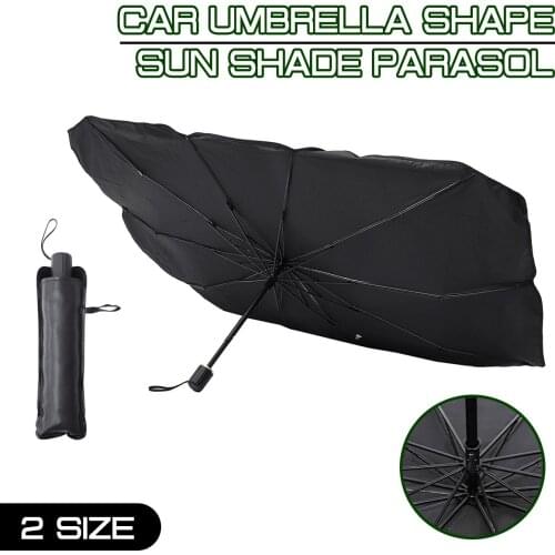 Umbrella Car Sun Shade Cover Car Sun Shade Umbrella Parasol Auto Front Window Sunshade Covers Anti UV Car Windshield