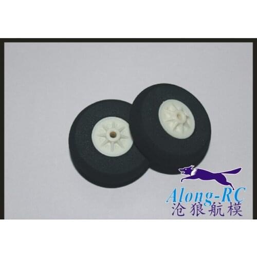 Free shipping sell:RC airplane model part PU WHEEL For airplane 10pcs MD 41MM wheel (HOLE 3.0) LANDING GEAR WHEEL