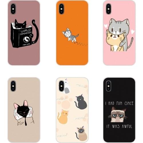 For Huawei G7 G8 P8 P9 P10 P20 P30 Lite Mini Pro P Smart Plus 2017 2018 2019 Cat kittens Memes Accessories Phone Cases Covers