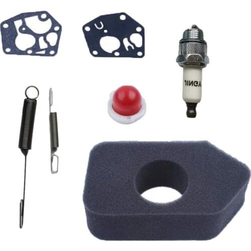 Lawn Mowers Parts Spring + Air Filter +Gaskets+ Spark Plug For 691859 692211 Replacement Garden Tool Parts Kits