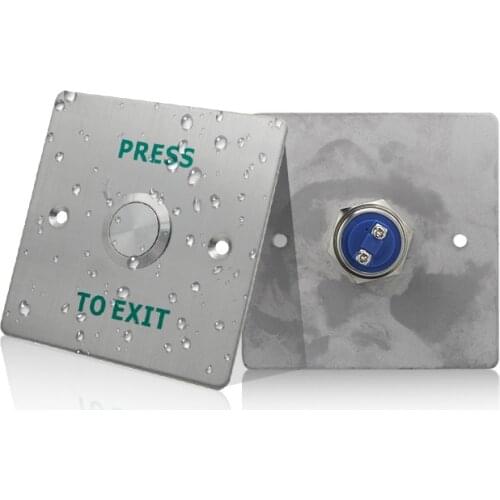 Door Lock gate opener NO COM Stainless Steel Door Exit Button Switch emergency push button switch