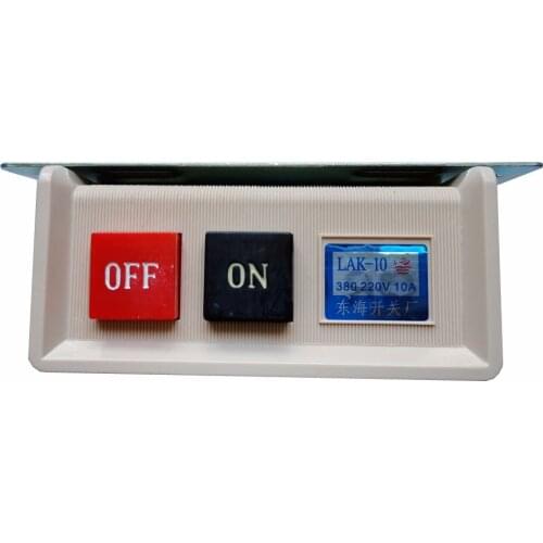 2pcs 220V 380V Industrial Sewing Machine Clutch Motor ON/OFF Start Stop Push Button Switch LAK-10