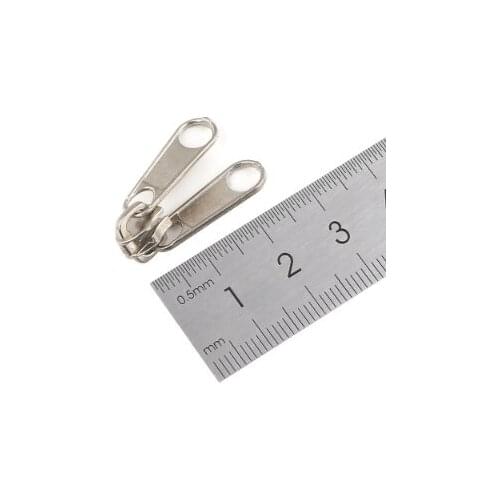 Double zipper head lock student dormitory household mosquito net zipper head tent curtain nylon zipper accessories