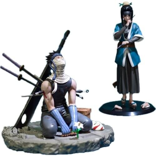 Naruto Anime Figures Momochi Zabuza Haku PVC Action Figure Collection Model Toys Figurine Ornaments Toys for Boys Kids Gifts