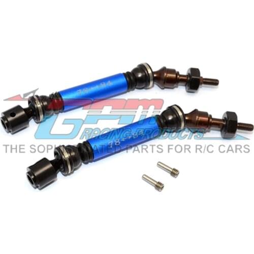 GPM STEEL+ALUMINIUM FRONT CVD DRIVE SHAFT WITH 12MMX6MM WHEEL HEX For TRAXXAS TELLURIDE 4X4 RC Upgrade