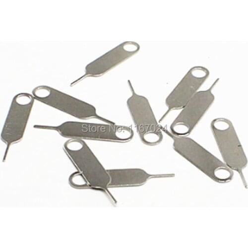 100pcs/lot SIM Card Tray Removal Remover Eject Pin Needle Key Tool For iPhone12 11 X 8 7 6 5 4
