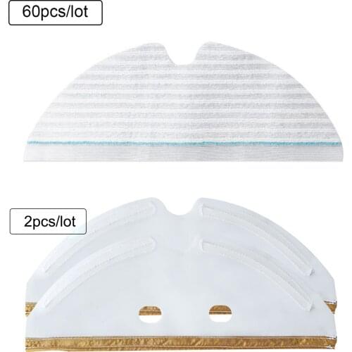 Mounting Plates Mop Cloth For Xiaomi Roborock S6 T6 S5 Max E35 robot Vacuum Cleaner Replacement disposable Rags pads Accessories