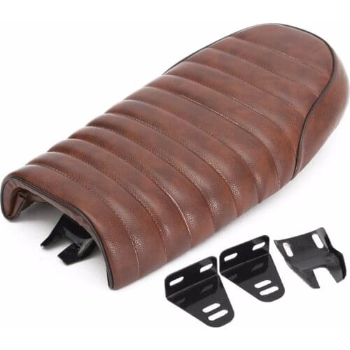 Motorcycle Brown Vintage Cafe Racer Seat For Yamaha RD125 250 400 BMW R60 Kawasaki KZ400B Z750 Suzuki GT750 Honda CB125S 160 450