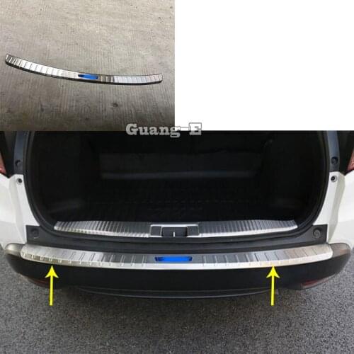 For Honda HRV HR-V Vezel 2014 2015 2016 2017 2018 Car Sticker Outside Rear Bumper Trim Stainless Steel Scuff Sill Trunk Pedal