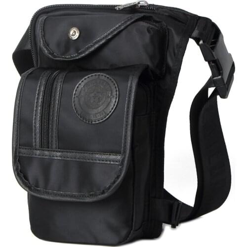 Men Nylon Drop Leg Bag Hiking Waist Pack Women Tactical Motorcycle Bike Cycling Riding Travel Outdoor Sports Fanny Pouch