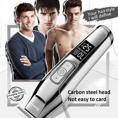 New Barber Professional Hair Trimmer Beard Hair Clipper Men Trimer Hair Cutter Electric Hair Cutting Machine Haircut Razor Edge