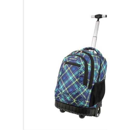 School bag trolley rolling backpack bags wheels Children wheeled backpack Travel Rolling Luggage backpack bags for teenagers