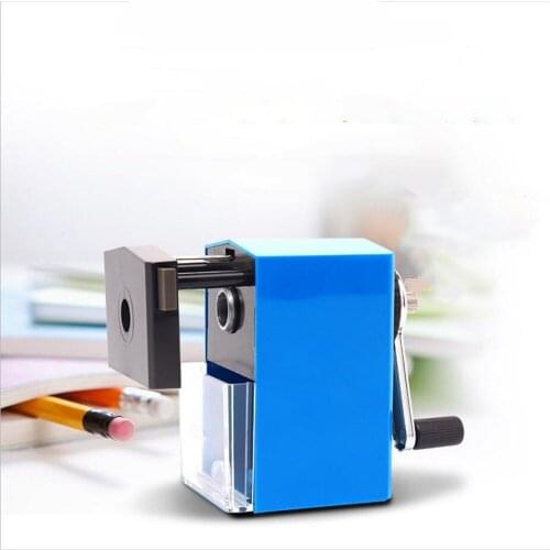 Pencil sharpener adjustable thickness hand roll pencil sharpeners Stationery Office School Supplies Metal handle steel head