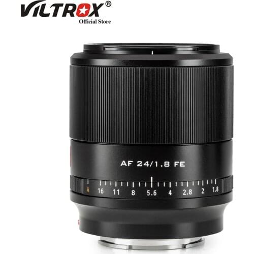 Viltrox 24mm F1.8 FE Auto Focus Wide Angle Prime Large Aperture Portrait Lens Full Frame for Sony E Mount Camera A9II A7IV A6600