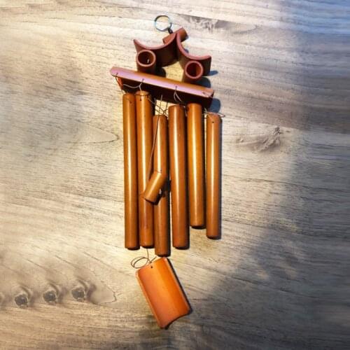 Retro Style Vintage Bamboo Wind Chimes Bells Outdoor Garden Decoration Wind Bell Home Decor Giftwares декор детской