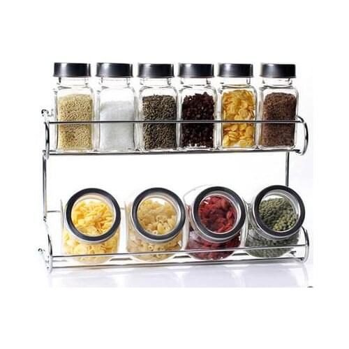 High Quality Low Price Seasoning Box Condiment Bottles Of 10 Taste Suit Kitchen Supplies Glass Stainless Steel Bottles 6 colors
