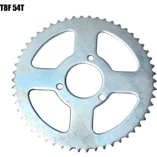 T8F 54T 35mm Inner Diameter 54 Tooth Teeth Rear Chain Sprocket plate For 47cc 49cc Pocket Bike Mini Moto Quad ATV