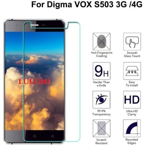 Protection Tempered Glass Film For Digma CITI ATL 4G Digma HIT Q500 Screen Protector For Digma Vox S503