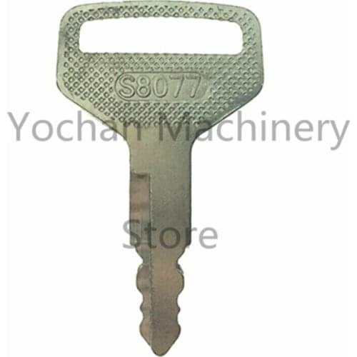 1 Piece S8077 36919-75190 Ignition Starter Switch Key for Kubota M Series Cab Tractors