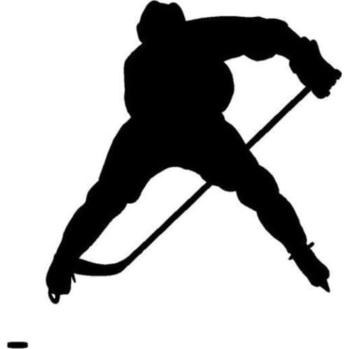 Car Decals Covering The Body of Ice Hockey Player Stickers Car Styling PVC Sunscreen Cover Scratches Waterproof