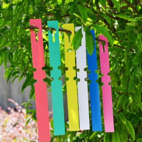 100 pcs Plant Tags Garden Nursery Label Hanging Tree Markers Seedling Plant Fruit Trees Signs Prompt Card Layout Tool